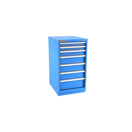 Champion Tool Storage Modular Drawer Cabinet, 7 Drawer, Blue, Steel, 22 in W x 28-1/2 in D x 41-3/4 in H N18000701ILCFTB-BB
